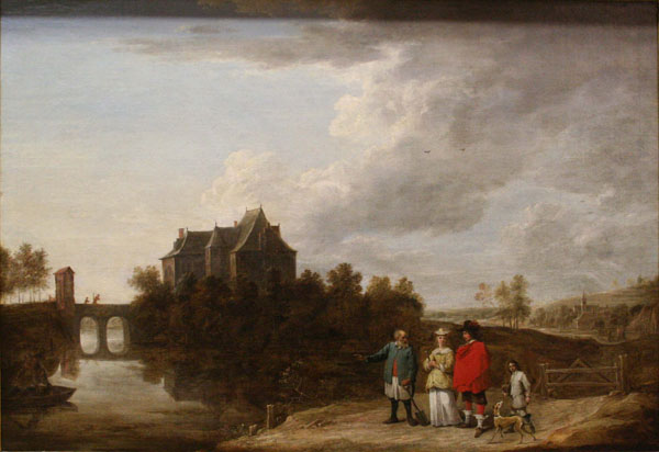 landscape at the castle